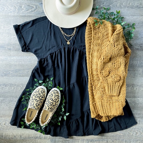 Black Babydoll Dress - Picture 7 of 8